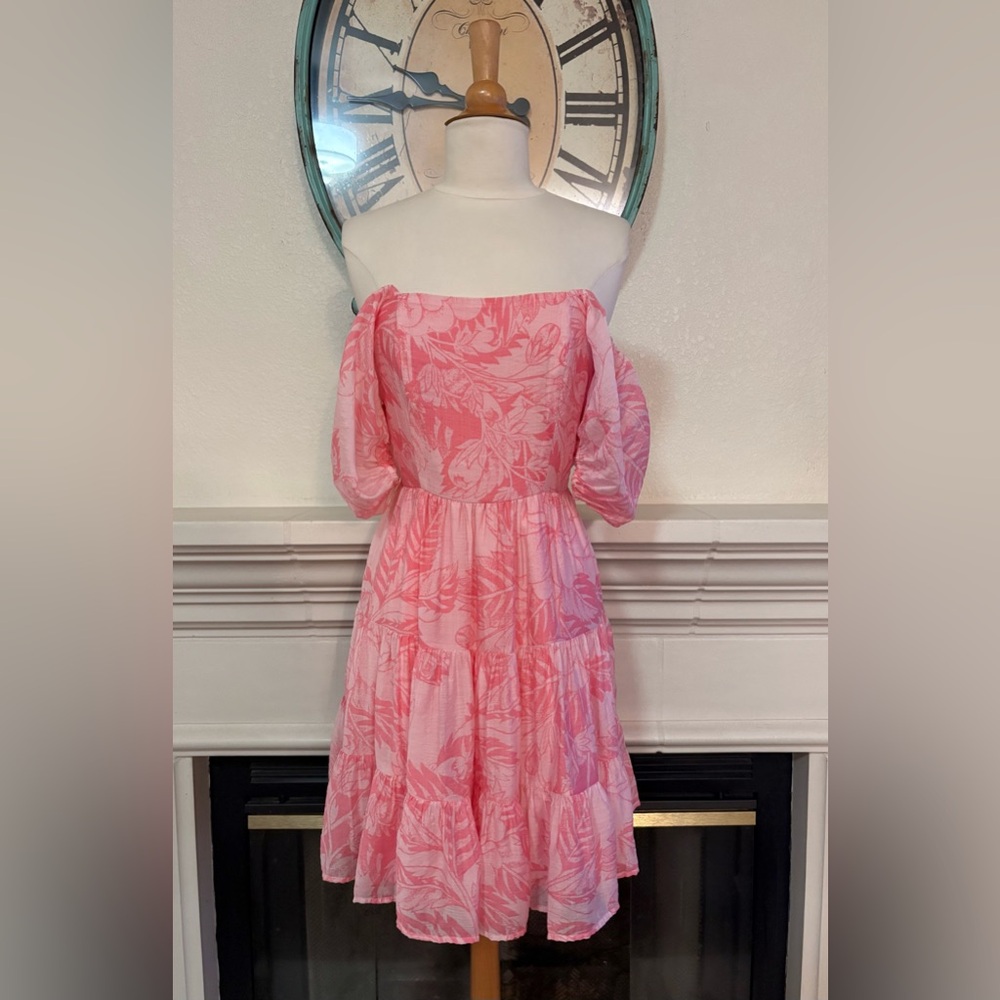 1. State Pink Floral Mini Dress - Picture 7 of 11